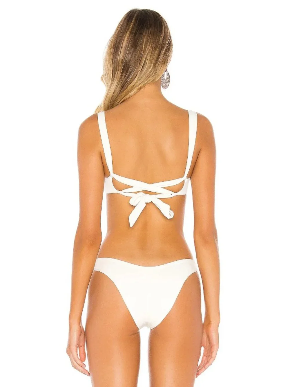 L*SPACE Camellia Top in Cream Bikini